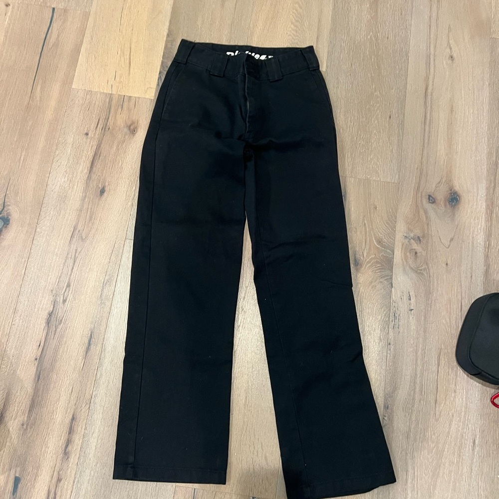 Dickies Black Worker Crop Pants